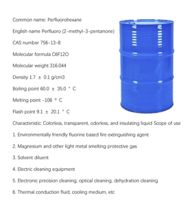 Derivados de Alquilo YKx FK5112 a Bajo Precio, CAS 756-13-8, 99.9% de Pureza, Fórmula Molecular C6F12O, Aplicación para Extinción de Incendios - Product Image 2