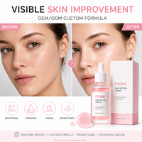 Sérum Liquide Hydratant Anti-Âge Réparateur de Barrière Cutanée à l'Acide Hyaluronique, Peptides et Niacinamide, Sans Cruauté Animale, pour Soins de la Peau OEM