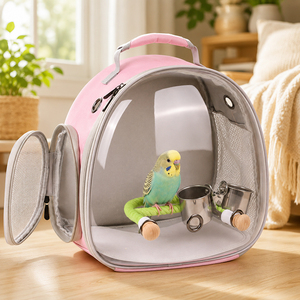 Sac à dos de transport ventilé anti-choc pour oiseaux, <span class=keywords><strong>en</strong></span> stock, idéal pour les perruches, les promenades <span class=keywords><strong>en</strong></span> extérieur et <span class=keywords><strong>le</strong></span> transport <span class=keywords><strong>en</strong></span> voiture - Produits pour animaux de compagnie - Product Image 1