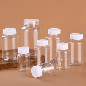 Atacado de Alta Qualidade Vazio 15ml 20ml 30ml 50ml 100ml 150ml PET Vitamin Medicine Plastic Bottles - Product Image 6