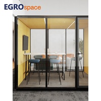 Cabine téléphonique acoustique portable EGROspace pour usage commercial, espace privé intérieur, espace de réunion modulaire, bureau insonorisé