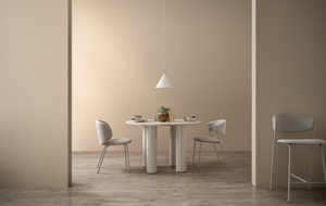 Elegant Beige KORY Counter Chair Ergonomic Upholstered Bar Stool with Metal Legs for Modern Kitchen Island and Bar - Product Image 4