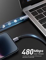 Câble USB C vers L UGREEN, certification MFi, câble USB L, charge rapide PD et transfert de données