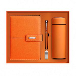 Promotional Stationery Set Custom Black Notebook with Box Thermos Cup <b>Journal</b> Gift Set With Pen Gifts Notebook Gift Box - Product Image 2