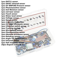 Kit Edukasi Modul Sensor 22-in-1 dengan Kabel untuk Pembelajaran Pemrograman ESP32 Microbit