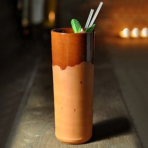 Taza de terracota de cóctel mexicano elegante hecha a mano de 16 oz para Tequila - Product Image 4