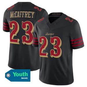 Nueva Juventud de San Francisco # 13 Purdy # 23 McCaffrey # 54 Warner # Camisetas de Fútbol Americano VP Limitadas de 85Kittle, Cosidas, de Primera Calidad - Product Image 3