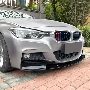 AMP-Z Front stoßstange Lip Splitter und Luft messer Nebels chein werfer Abdeckung Sport 2013-2019 Zubehör Auto Styling für BMW 3er F30 F31 M