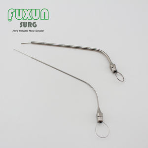 Kulak analizi ve cerrahi için kulak için manuel ENT Otology işletim otoskopi aletleri çelik emme tüpü - Product Image 5