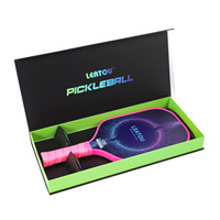 Raqueta de Pickleball Certificada por la USAPA, Núcleo de Panal de Abeja de 16 mm, Caja de Color, Moldeado Integrado por Presión en Caliente, Fibra de Carbono T700, Acabado Mate, Magnética