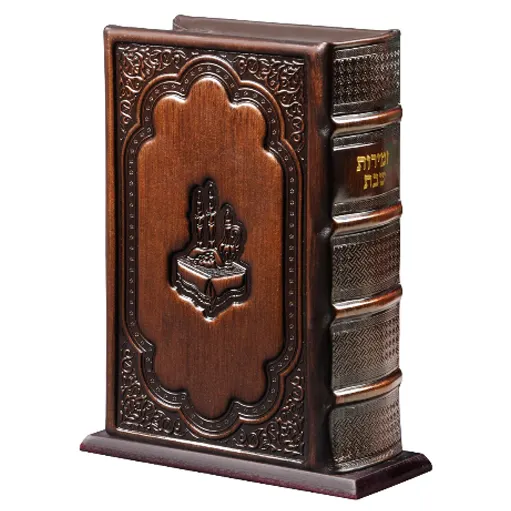 Custom leather book model passover Haggadah shabbat jewish Genuine Leather judaica book cover
