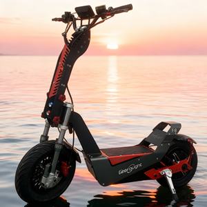 Scooter Eléctrico Plegable de 16 Pulgadas con Neumáticos Anchos, Motor QS Racing de 15000, Batería de Litio de 72V 40AH 50AH 60AH, Carga Máxima de 200KG, Scooter Eléctrico de 72V - Product Image 1
