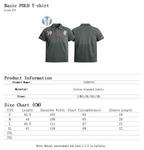 Polo da Uomo a Maniche Corte con Stampa Vintage di <span class=keywords><strong>Alfabeto</strong></span> e Numeri Sfumati, Effetto Lavato, Produzione all'Ingrosso Personalizzata - Product Image 5
