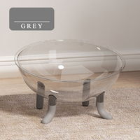 Lit pour chat surélevé, grand, transparent, design, vente en gros, pas cher