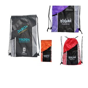 <b>Promotional</b> Factory Letter Pattern Polyester Colorful Shoulder <b>Backpack</b> Custom Logo Stylish Lightweight Comfortable Rope Handle - Product Image 3