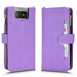เคสหนัง PU แบบพันด้วยซิปสำหรับ <span class=keywords><strong>Asus</strong></span> <span class=keywords><strong>Zenfone</strong></span> <span class=keywords><strong>8</strong></span> <span class=keywords><strong>Flip</strong></span> ZS672KS - Product Image 6