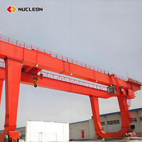 Grue portique à double poutre en U sur rail avec chariot à treuil électrique, capacité de levage de 10 tonnes à 500 tonnes