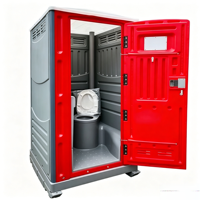 Toilettes portables de luxe en HDPE, design ultime, fixation rapide, légères, haute qualité, pour le camping en plein air