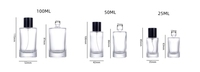 Flacon de parfum vide en verre transparent OEM de haute qualité, 30 ml, 50 ml, 100 ml, avec boîte cadeau