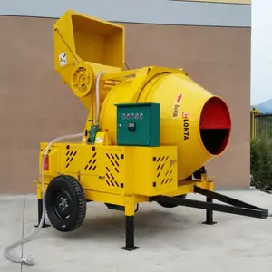 LONTA JZC350 DEW 350L 2 Bags Electric Diesel Self Loading Concrete Mixer 350L Beton Mortar Cement Mixer Machine Construction