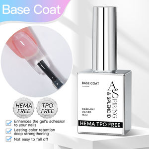 Vernis à ongles en gel de marque privée, nouvelle version, longue durée, sans HEMA ni TPO, couche de base et de finition, logo personnalisé, français, 15 ml, sans essuyage - Product Image 3