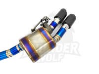 Système d'échappement en alliage de titane de performance ultime compatible avec Audi A8 D4 4.0T, silencieux à clapets Catback (Service de contrôle OEM fourni)