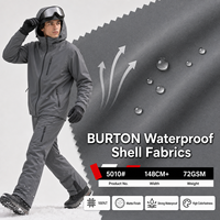 Vestes de pluie imperméables, vêtements de ski, tissu extérieur moyen poids entièrement mat, tissu technique haute résistance à l'eau, 100% polyester