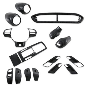 Phụ kiện trang trí nội thất xe hơi phong cách sợi carbon, ốp trang trí độ chế cho phụ kiện MG HS 2018-2023 - Product Image 2