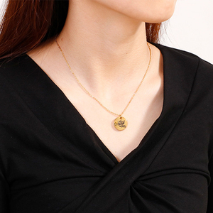 80 Models Mother's Day Gift for Mom Stainless Steel Silver 18K Gold Plated <strong>Best</strong> <strong>Mum</strong> Ever Round Disc Pendant Jewelry Necklace - Product Image 6