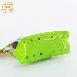 Sac d'emballage refermable pour feuilles de manioc congelées, sac en <span class=keywords><strong>plastique</strong></span> sous vide pour aliments, sac transparent à <span class=keywords><strong>fermeture</strong></span> <span class=keywords><strong>éclair</strong></span> pour légumes - Product Image 2