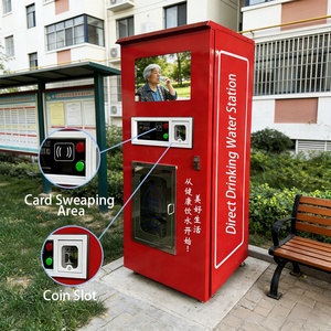 ตู้กดน้ำดื่มเชิงพาณิชย์ 400 แกลลอนต่อวัน ใช้เหรียญ/บัตร/รหัส ระบบกรองน้ำ RO สำหรับสวนสาธารณะ โรงเรียน โรงยิม เครื่องกรองน้ำระบบ Reverse Osmosis - Product Image 5