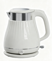 Bouilloire électrique sans fil vintage 1,8 L, 1000-1800 W, base rotative à 360°, arrêt automatique, en acier inoxydable, vente en gros YD-1863B