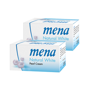 Crème Minérale Naturelle et Perle Blanche Mena pour Tous Types de Peau, Crème Visage Blanchissante pour Femmes, Utilisation Nocturne - Product Image 3
