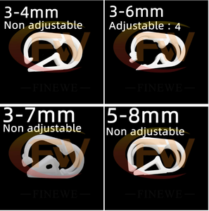 Morsetto per Tubi in Plastica POM Sistema Metrico per Tubi Medici e Sifoni - Product Image 3