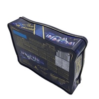 Boîte en métal personnalisée de grande taille, rectangulaire, carrée, adaptée aux aliments, pour chocolat, biscuits, emballage en métal personnalisé imprimé
