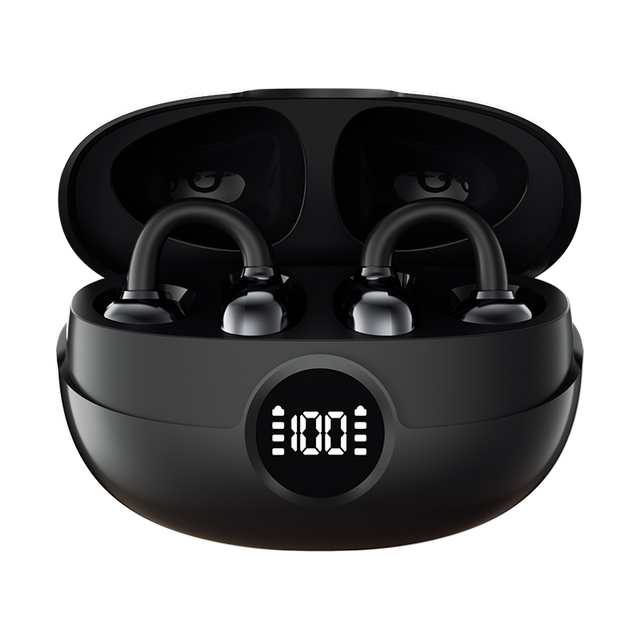 New Wireless Bone Conduction Headset B23 JL for Clip-in-Ear High Sound Quality Digital Display Active Noise Cancellation