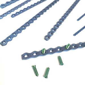 Orthopedische Sluitplaten Titanium Half Draad Bot Schroeven Bot Implantaat Fabriek Prijs Orthopedische Implantaten Legering Verstelbaar