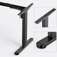 Table d'appoint ergonomique moderne en acier robuste pour ordinateur portable, réglable en hauteur, inclinable, pour bureau et usage commercial