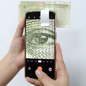 Microscope intelligent de laboratoire pour enfants, Smartphone avec 6 lumières led, luminosité réglable, microscope de voyage pour l'école, bon marché, 200x, 2019 - Product Image 6