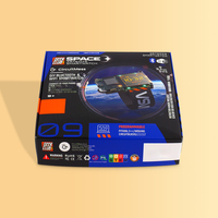 Boîte en papier pliable personnalisée de qualité supérieure avec impression de logo en couleur brillante pour produits électroniques