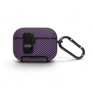 Étui pour écouteurs sans fil sportifs antichoc 1:1, grain de fibre de carbone combiné pour Apple <span class=keywords><strong>AirPods</strong></span> 4 <span class=keywords><strong>3</strong></span> Pro 2 - Product Image 4