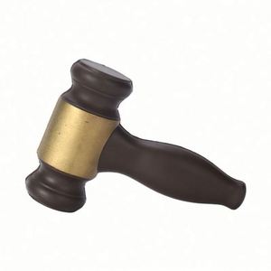 Wholesale <b>Cheap</b> Price Custom Logo Pu Anti Balls in Shape Gavel Stress Toys Ball for Promotional <b>Gift</b> - Product Image 1