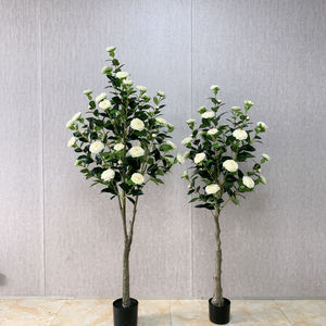 Decorazioni per la tavola di nozze di alta qualità camelia artificiale albero in vaso di rosa del tè camelia albero per la decorazione del giardino - Product Image 5