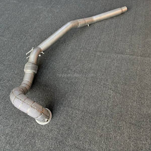 Tuyau de descente en acier inoxydable 304 d'échappement de sortie d'usine pour VW <span class=keywords><strong>GOLF</strong></span> 8R MK8 R - Product Image 2
