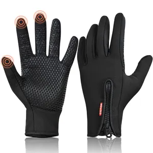 Gants de ski hivernaux chauds, tactiles, imperméables, coupe-vent, respirants, ambidextres, pour le cyclisme, la course, la randonnée, l'escalade, la marche, l'équitation - Product Image 1