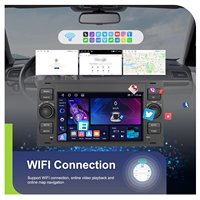 Écran CarPlay Podofo 7'' 4+64G pour Ford Transit Fiesta Focus Galaxy Mondeo Fusion, CarPlay/Android Auto sans fil, GPS, WIFI, RDS