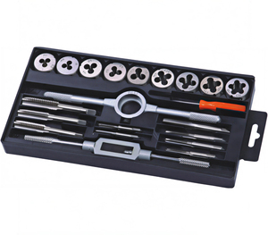 Outil de réparation de filetages robuste en acier à roulement haute résistance, jeu de tarauds et filières métriques pour l'entretien des machines - Product Image 5