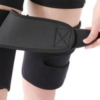 Manchons de compression élastiques pour cuisses, bandages ajustables en néoprène, attelles de sport pour la protection des muscles contre les tensions musculaires