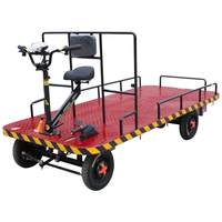 LS-MonsterC Transporteur de marchandises agricoles, petit camion électrique à plateau, mini chariot électrique, chariot utilitaire à quatre roues