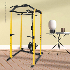 Máquina de Gimnasio para Fortalecimiento Muscular, Económica, para Uso Doméstico, con Cinturón de Seguridad, Estación Multifuncional Ajustable, Rack de Potencia Multifuncional para Sentadillas - Product Image 5